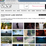 Vice Photoblog Feature Screenshot